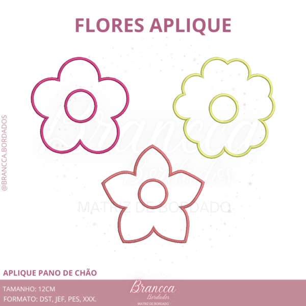 FLORES APLIQUE
