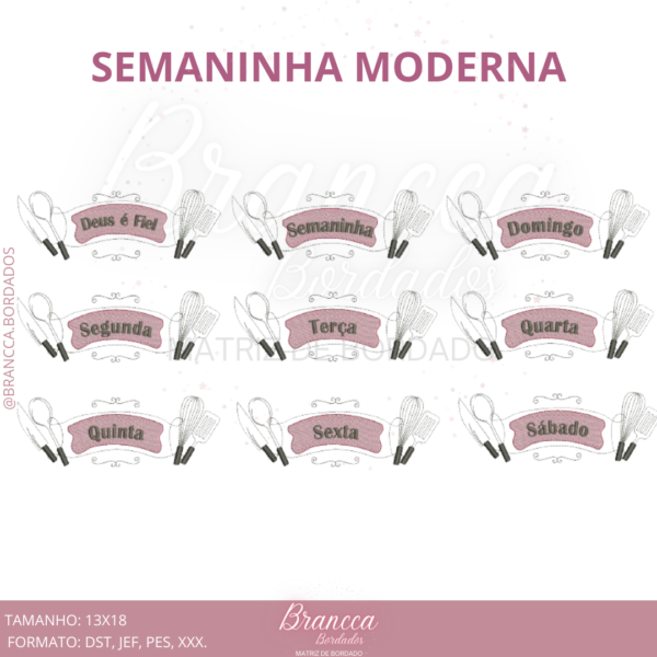SEMANINHA MODERNA