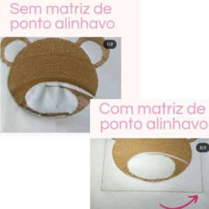 MATRIZ PONTO ALINHAVO 40 TAMANHOS