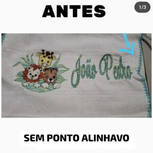 MATRIZ PONTO ALINHAVO 40 TAMANHOS