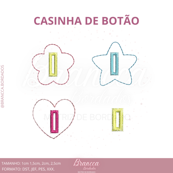 CASINHAS DE BOTÃO