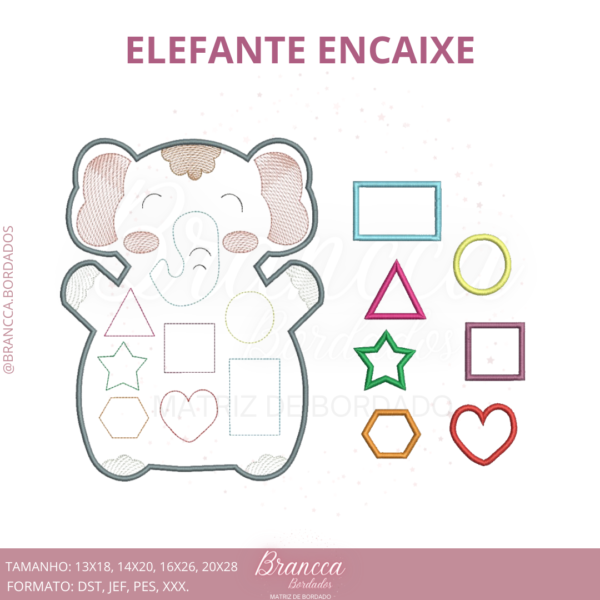 ELEFANTE FORMAS GEOMETRICAS