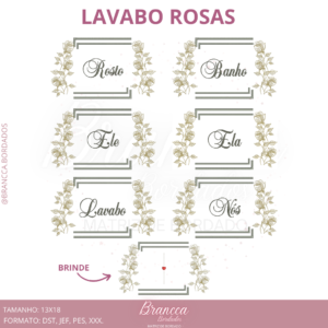LAVABO ROSAS