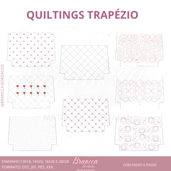 QUILTINGS NECESSAIRE TRAPEZIO