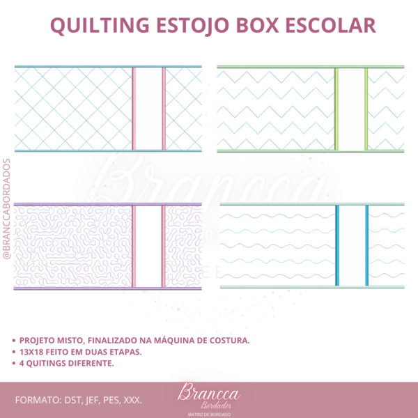 QUILTING PARA ESTOJO ESCOLAR - Image 4
