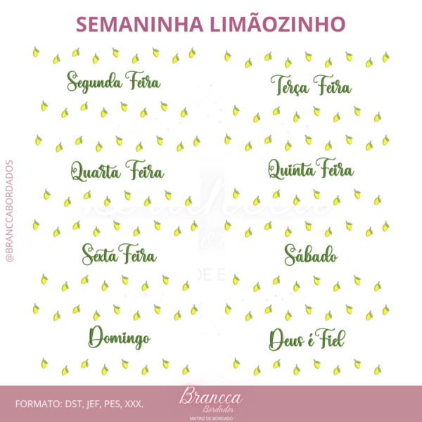 SEMANINHA LIMÃOZINHO