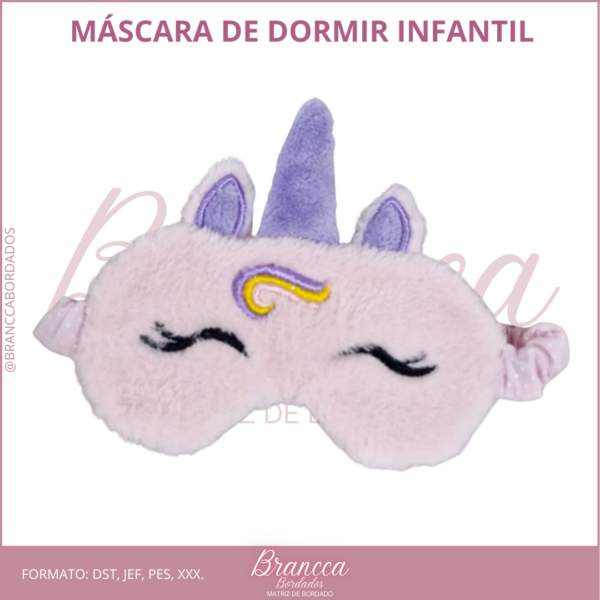 MASCARA TAPA OLHOS UNICORNIO