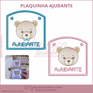 PLAQUINHA AJUDANTE